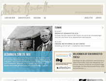 Tablet Screenshot of dietrich-bonhoeffer.net